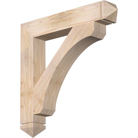 Legacy Arts & Crafts Smooth Bracket, Douglas Fir, 5 1/2W X 36D X 36H